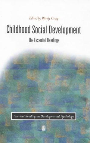 Childhood social development  : the essential readings