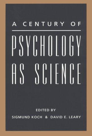 A century of psychology as science
