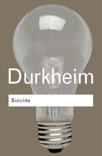 Suicide, : a study in sociology.