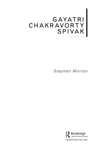 Gayatri Chakravorty Spivak