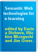 Semantic Web technologies for e-learning