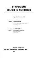 Symposium : sulfur in nutrition