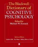 The Blackwell dictionary of cognitive psychology