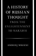 A history of Russian thought from the enlightenment to marxism
