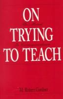 On trying to teach  : the mind in correspondence