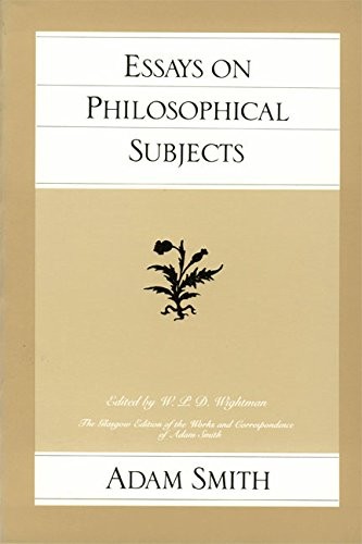 Essays on philosophical subjects