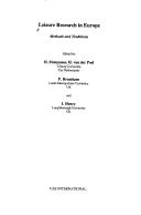 World leisure participation : free time in the global village : a project of the World Leisure and Recreation Association Commission on Research