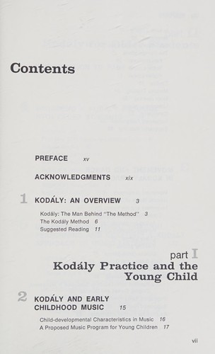 The Kodaly context  : creating an environment for musical learning