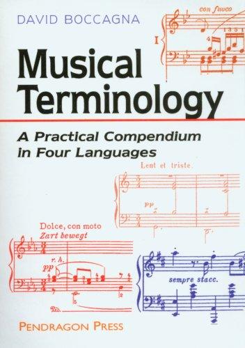 Musical terminology  : a practical compendium in four languages