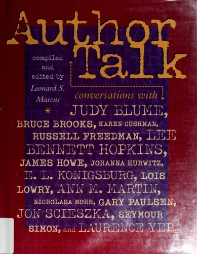 Author talk  : conversations with Judy Blume ... [et al.]